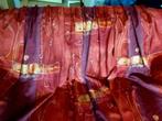 1 Mooi Bordeaurood gordijn van 240 cm hoog en 210 cm breed, 200 cm of meer, Ophalen of Verzenden, Zo goed als nieuw, 200 cm of meer