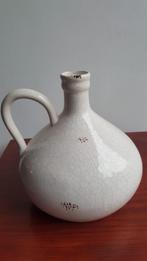 vaas met oor en of met boeket, Gebruikt, Overige kleuren, Aardewerk of Porselein, Ophalen of Verzenden