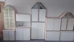 Modulaire kastenwand wit met zwart accent, Ophalen, Gebruikt, Met deur(en), 300 cm of meer