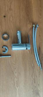 Tk wastafelkraan chroom 14 cm hoog, Ophalen of Verzenden, Gebruikt, Chroom, Kraan