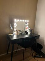 Make up tafel + make up lamp en stoel, Sieraden, Tassen en Uiterlijk, Ophalen of Verzenden, Zo goed als nieuw, Wit, Handen en Nagels
