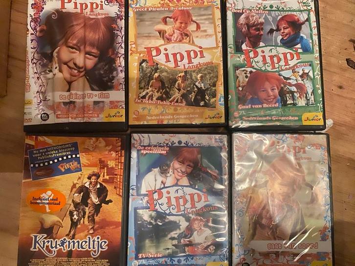 Pippi Langkous & Kruimeltje DVD Collectie gratis, Cd's en Dvd's, Dvd's | Kinderen en Jeugd, Gebruikt, Film, Avontuur, Boxset, Alle leeftijden