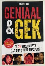 Bax, Maarten - Geniaal & gek / De 25 beroemdste bad boys in, Boeken, Sport, Zo goed als nieuw, Verzenden
