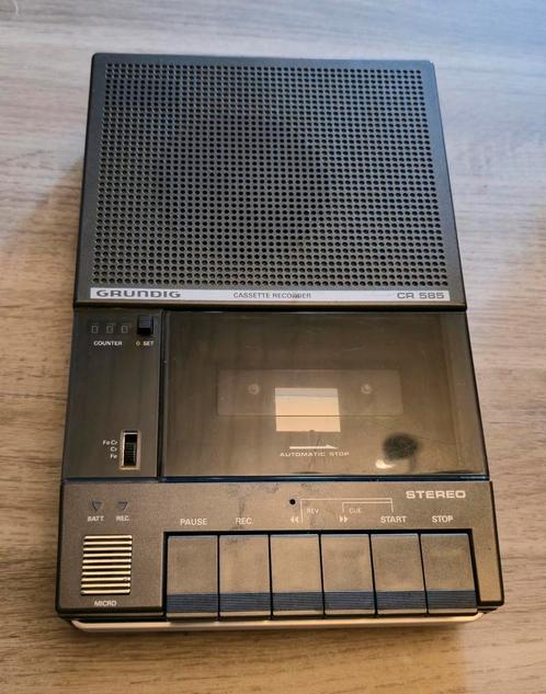 Grundig CB 320 Cassette Recorder - Vintage Jaren '70, Audio, Tv en Foto, Cassettedecks, Enkel, Overige merken, Tape counter, Ophalen of Verzenden