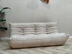 Ligne Roset Togo 3-zits Beige Bouclé (Showroom model), Bank Bankstel Sofa Zithoek Chaise Lounge Ottomane Zit Zetel, 150 tot 200 cm