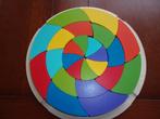 Rond Houten PUZZELPLATEAU, NIEUW, Ophalen of Verzenden, 10 tot 50 stukjes, Nieuw, Van hout