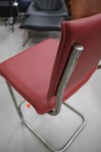 6 x luxe barstoel barkruk SENSO Jess metaal & echt leer, Huis en Inrichting, Barkrukken, Ophalen, 5 krukken of meer, Met voetsteun