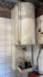Oliebar Wit 200L H164cm vintage retro metaal, Ophalen, Gebruikt, Merkloos, Nvt
