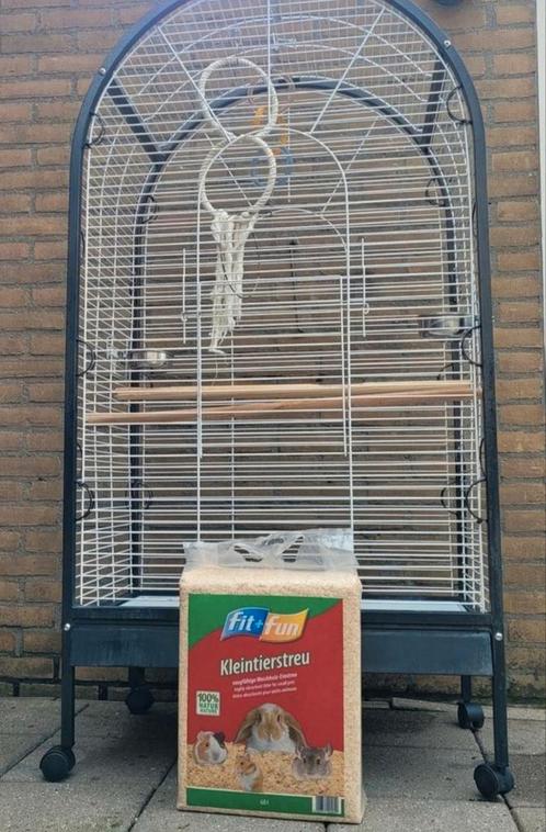 Vogelkooi, Dieren en Toebehoren, Vogels | Hokken en Kooien, Zo goed als nieuw, Vogelkooi, Metaal, Ophalen