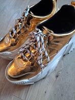 Gouden Bershka Plateau Sneakers Maat 38, Geel, Bershka, Ophalen of Verzenden, Sneakers of Gympen