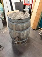 Eiken regenton, Ophalen, Gebruikt, Met kraantje, 150 liter of meer