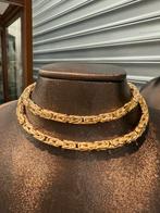 Prachtige 14 karaats gouden koningsketting, Ophalen of Verzenden, Nieuw, Goud, Goud