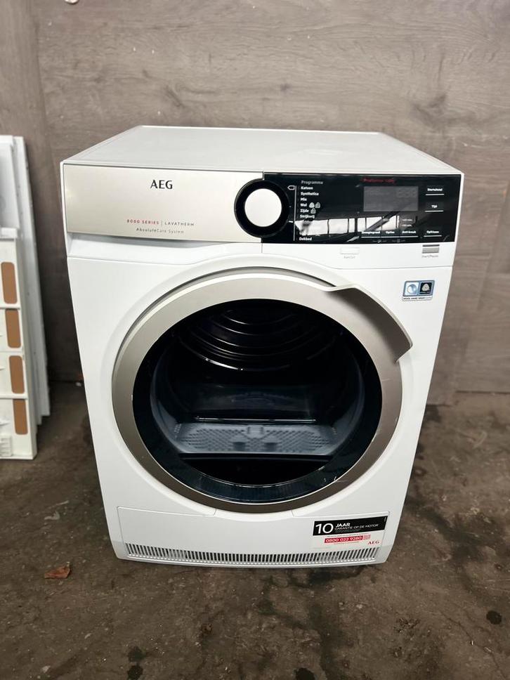 AEG 8000 SERIES 8KG A++ WARMTEPOMPDROGER NIEUWE STAAT!, Witgoed en Apparatuur, Wasdrogers, Zo goed als nieuw, Overige typen, 8 tot 10 kg