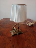 Brocante schemerlamp Herten, Ophalen of Verzenden, Gebruikt, Metaal, Minder dan 50 cm