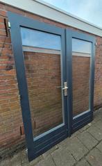 Openslaande deuren, terrasdeuren, tuindeuren, Ophalen, 120 cm of meer, 200 tot 215 cm, Glas