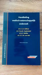 J.C. Maltha - Handleiding medisch-wetenschappelijk onderzoek, Overige wetenschappen, Ophalen of Verzenden, Zo goed als nieuw, J.C. Maltha; P.L.C.M. van Riel; P.H.J.M. Heyendael; G.A. Ziel...