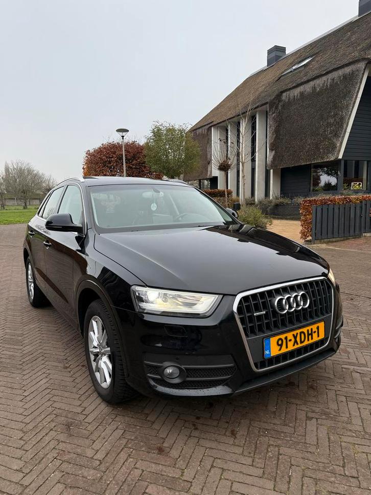 Audi Q3 2.0TFSI Quattro 125KW 2012 Zwart - Panoramadak, Auto's, Audi, Particulier, Q3, ABS, Airbags, Airconditioning, Bluetooth
