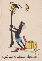 Black kids. Kinderen "Qui me conuira cher mai" Leuke oude AK, Verzamelen, Verzenden, 1920 tot 1940, Ongelopen, Kinderen