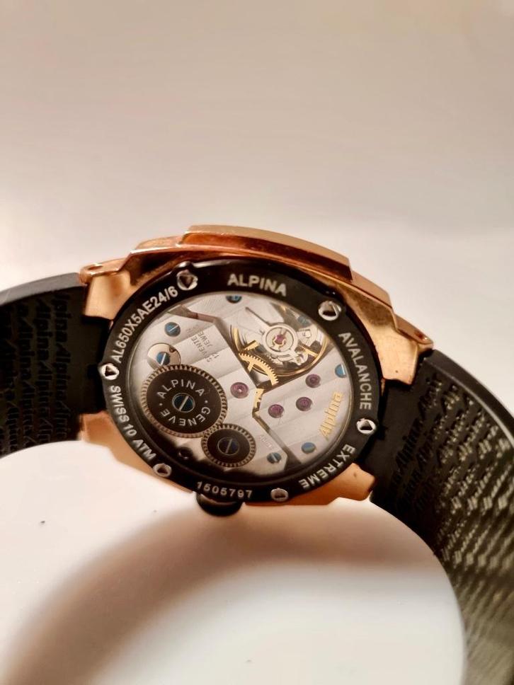 Alpina Avalanche Extreme Regulator – rose gold & black, Sieraden, Tassen en Uiterlijk, Horloges | Heren, Zo goed als nieuw, Polshorloge