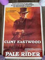 Clint Eastwood Pale Rider Filmposter (1985), Ophalen of Verzenden, Zo goed als nieuw, Rechthoekig Staand, Film en Tv