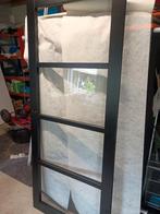 Glazen opdekdeur, Doe-het-zelf en Verbouw, Deuren en Horren, Ophalen, 80 tot 100 cm, Binnendeur, Zo goed als nieuw
