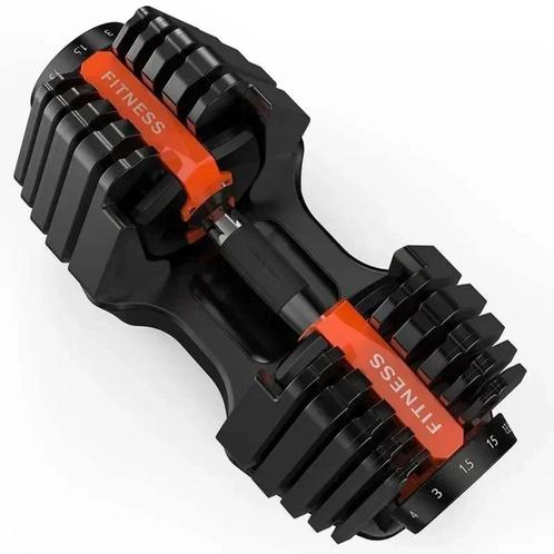 Verstelbare halterset - Armspiertraining - 24 kg, Sport en Fitness, Fitnessmaterialen, Nieuw, Halterset, Armen, Benen, Borst, Verzenden