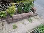 Hout balken, brandhout, Tuin en Terras, Palen, Balken en Planken, Ophalen, Gebruikt, Hardhout, Minder dan 180 cm