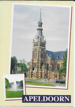 Ch729 Gelopen ansichtkaart Apeldoorn grote kerk oranjepark, Verzamelen, Ophalen of Verzenden, 1960 tot 1980, Gelopen, Gelderland