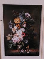 Canvas met bloemen 70x50cm Leenbakker 2x, Huis en Inrichting, Print, Ophalen of Verzenden, Zo goed als nieuw, 50 tot 75 cm