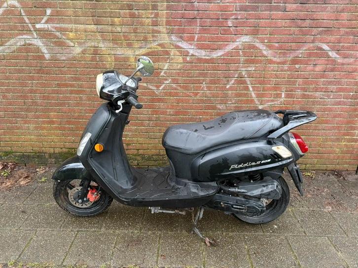 Sym Fiddle II - Betrouwbare Scooter, Fietsen en Brommers, Scooters | SYM, Gebruikt, Fiddle, Maximaal 25 km/u, Benzine, Ophalen of Verzenden