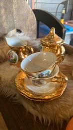 Vintage 22k thee/koffie setje, Antiek en Kunst, Ophalen of Verzenden