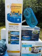 Intex zwembad rond 3,6 mtr x H 0,76 mtr incl. alle toebehore, Ophalen, Zo goed als nieuw, Overige typen