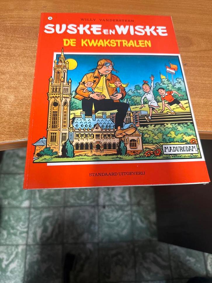 Suske en Wiske - De Kwakstralen, Boeken, Stripboeken, Gelezen, Eén stripboek, Ophalen of Verzenden