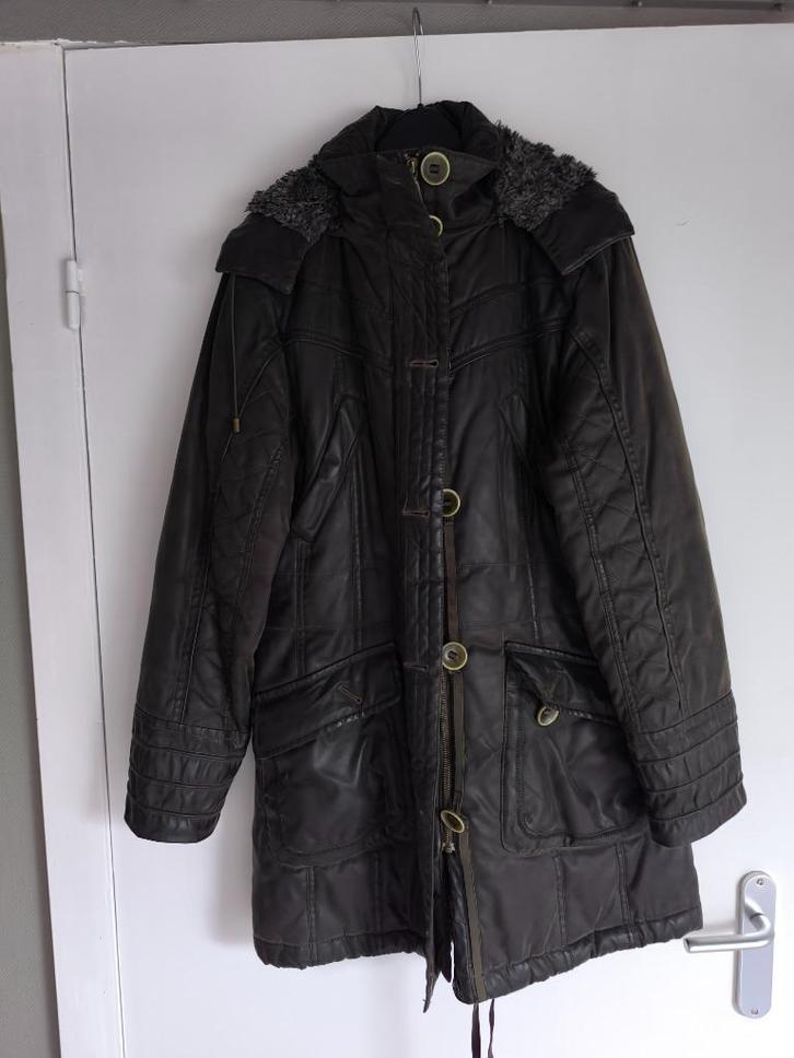 Mooie dames winterjas, Kleding | Dames, Jassen | Winter, Zo goed als nieuw, Maat 38/40 (M), Bruin, Ophalen of Verzenden