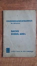 Onderdelencatalogus SACHS DIESEL 600 L, Ophalen of Verzenden, Gelezen, Catalogus