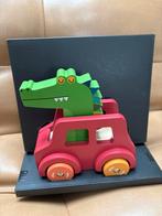 Vilac Krokodil Auto - Zo Goed Als Nieuw!, Ophalen of Verzenden, Zo goed als nieuw, Duw- of Trekspeelgoed