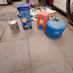 Te koop 
2  Campinggaz.Gaslamp          2 Gasfles, Ophalen