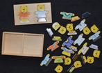 Houten Meneer Beer dubbele aankleedpuzzel, 2 tot 4 jaar, 10 tot 50 stukjes, Ophalen of Verzenden, Zo goed als nieuw