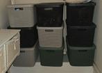 10 x Opbergboxjes 19 liter (28 x 39 x 22 cm), Doe-het-zelf en Verbouw, Kratten en Dozen, Ophalen, Gebruikt, Minder dan 50 cm, Minder dan 40 cm