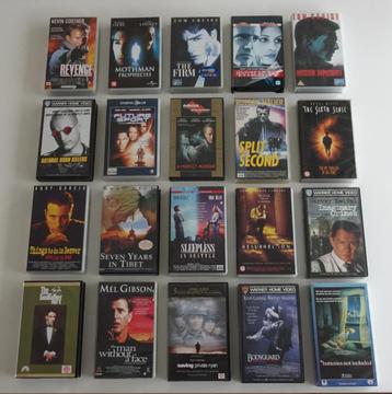 17 Actie / Thriller Films op VHS beschikbaar voor biedingen