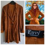 Envy nieuwe cognac velvet lange blazer jas Maat L, Bruin, Maat 42/44 (L), Nieuw, Ophalen of Verzenden