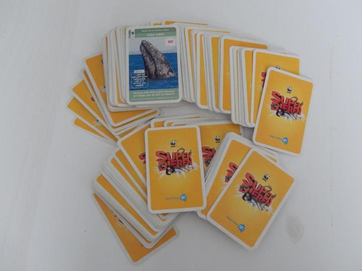 * Albert Heijn WNF super dieren kaarten gele versie *, Verzamelen, Supermarktacties, Albert Heijn, Ophalen of Verzenden