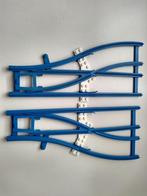 set blauwe Lego trein wissels voor 4,5 volt of duwtrein igst, Ophalen of Verzenden, Gebruikt
