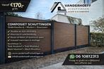 Composiet schutting beton of aluminium palen vanaf €170,- pm, Ophalen, Overige materialen, 1 tot 2 meter, 6 meter of meer