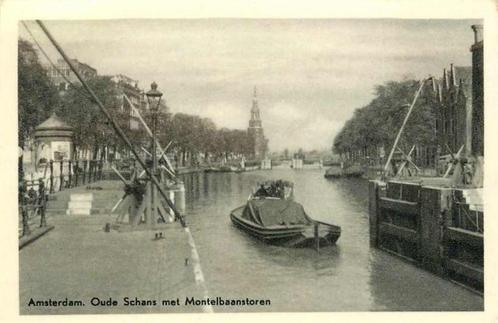 (377-432-015) Amsterdam Oude Schans met Montelbaanstor, Verzamelen, Ansichtkaarten | Nederland, Noord-Holland, Verzenden