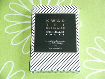 Kwartet Culinaire - heel Holland kookt beschikbaar voor biedingen