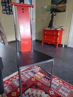 Design Stoel - Rood/Zwart, Huis en Inrichting, Stoelen, Ophalen, Zo goed als nieuw, Metaal, Rood