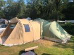 Karsten tent 350x350 met slaapaanbouw groen, Caravans en Kamperen, Ophalen, Zo goed als nieuw