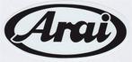 Arai Helmet sticker #1, Ophalen of Verzenden