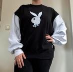 MissguidedxPlayboy trui oversized - maat L, Zwart, Maat 42/44 (L), Missguided, Ophalen of Verzenden